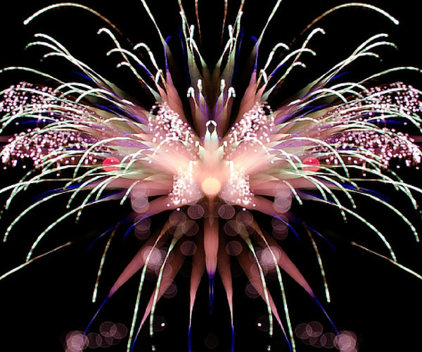 Abstract Fireworks by artist, Tom Payer