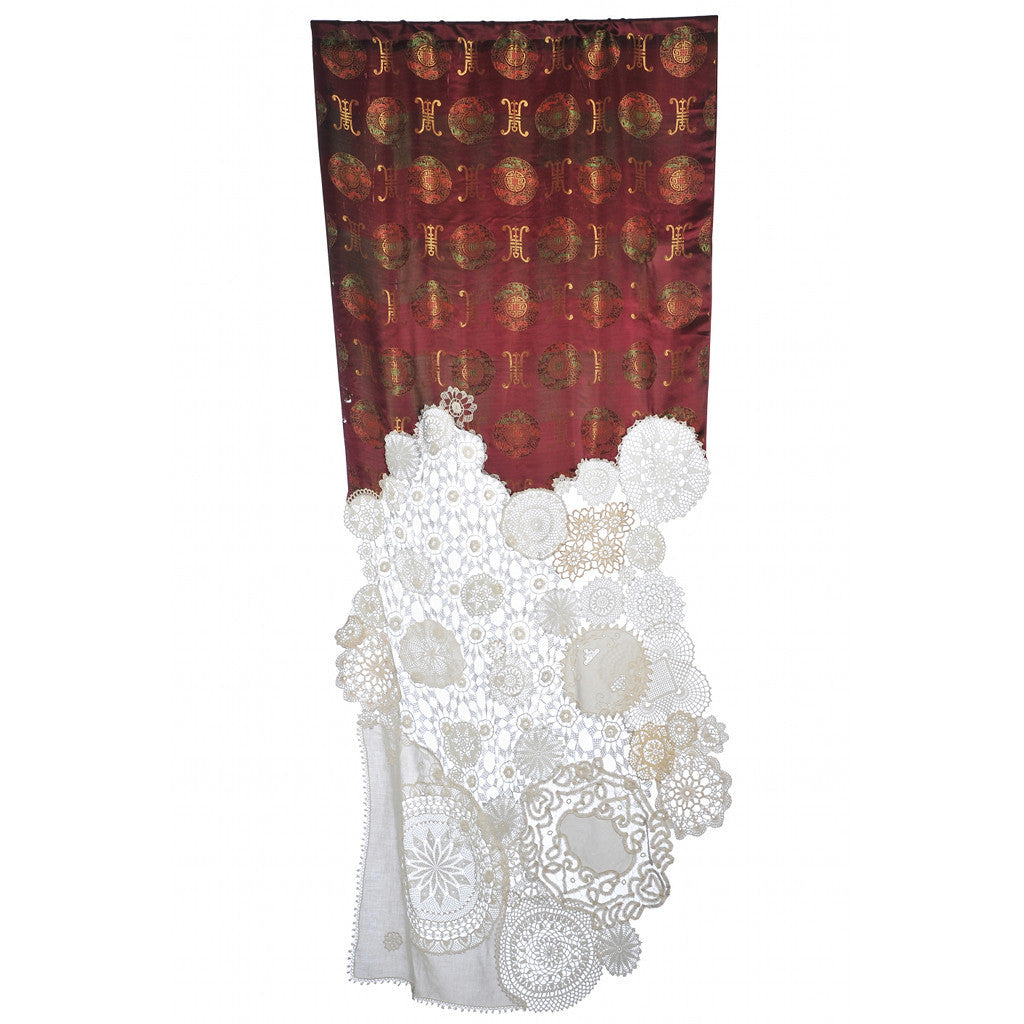 Red Flagmented, Textile/Fiber Art, CTRLZAK, Art Urbane