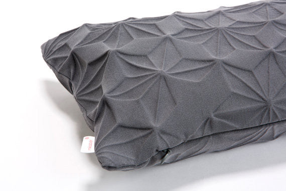 Rectangular Textured Geometric Pillow Cover, Design, Mikabarr, Art Urbane