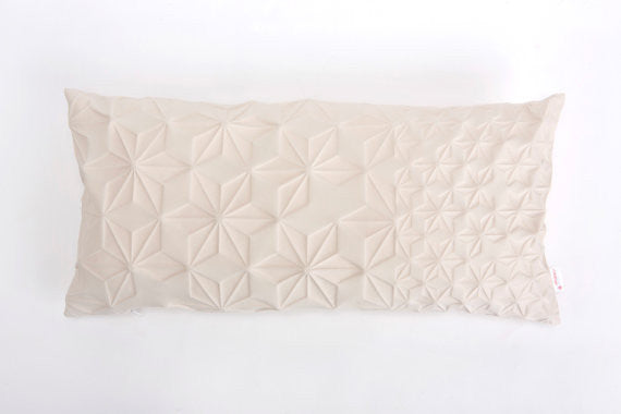 Rectangular Textured Geometric Pillow Cover, Design, Mikabarr, Art Urbane
