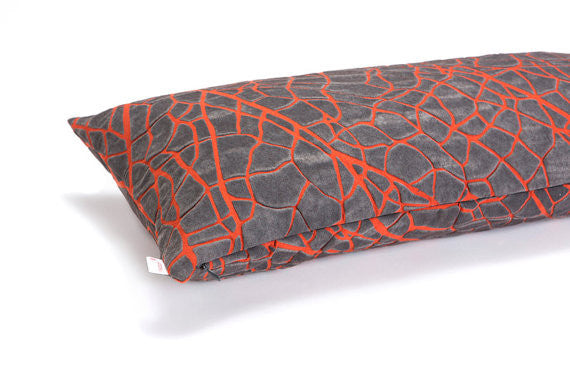 Rectangular Vein Inspired Decorative Pillow Covers, Design, Mikabarr, Art Urbane