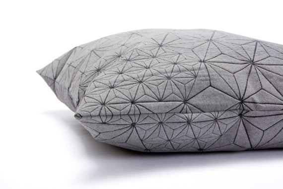 Geometric Japanese Removable Pillow Cover, Design, Mikabarr, Art Urbane