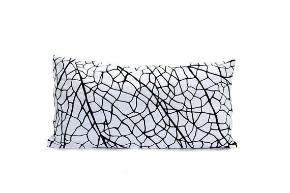 Rectangular Vein Inspired Decorative Pillow Covers, Design, Mikabarr, Art Urbane