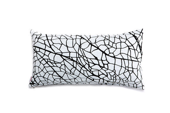 Rectangular Vein Inspired Decorative Pillow Covers, Design, Mikabarr, Art Urbane