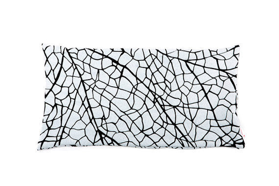 Rectangular Vein Inspired Decorative Pillow Covers, Design, Mikabarr, Art Urbane