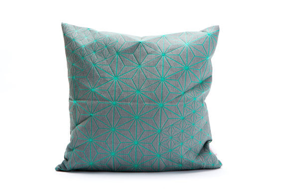 Geometric Japanese Removable Pillow Cover, Design, Mikabarr, Art Urbane