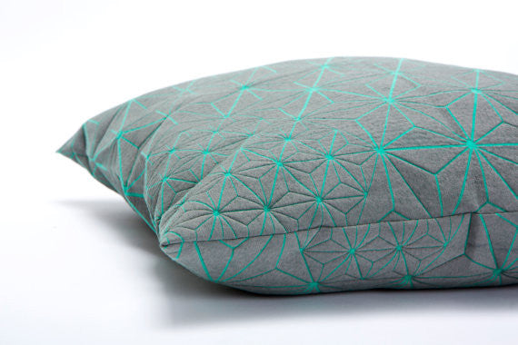 Geometric Japanese Removable Pillow Cover, Design, Mikabarr, Art Urbane
