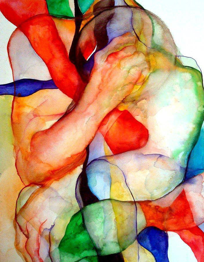 The Thinker - SOLD, Fine Art, Vassia Alaykova, Art Urbane