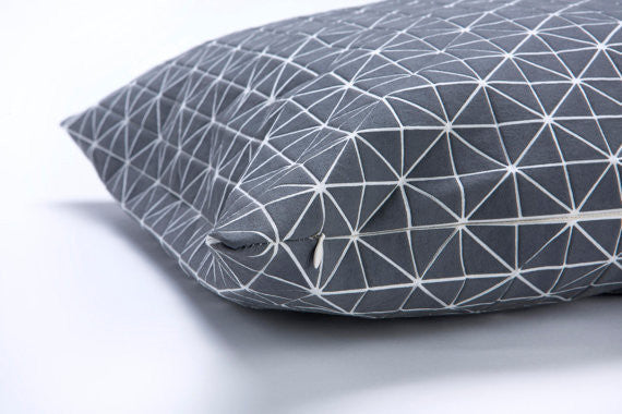 Origami Square Pillow Cover, Design, Mikabarr, Art Urbane