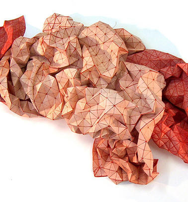 Folding A-Part Origami Throw, Design, Mikabarr, Art Urbane