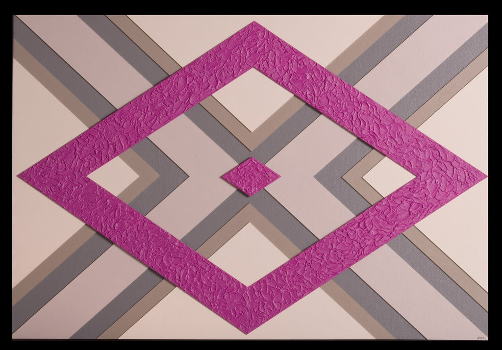 Pink Rhombuses, Fine Art, Jason Wilson, Art Urbane