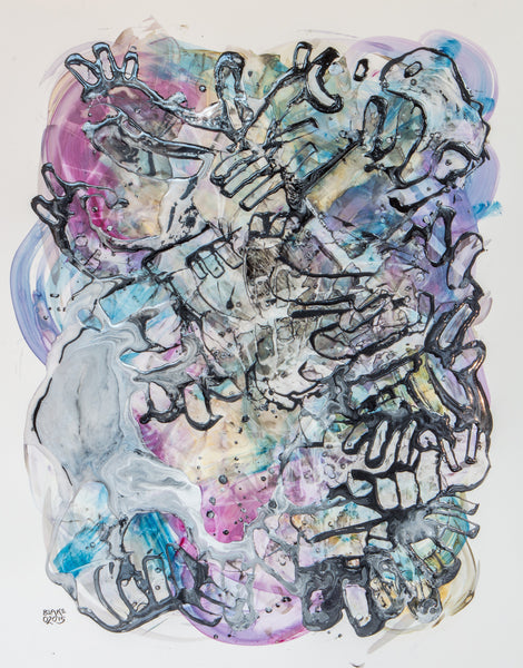 Dances With Fishes, Fine Art, Blake Brasher, Art Urbane