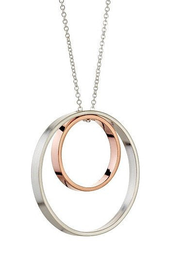 DELVAUX NECKLACE IN STERLING SILVER AND ROSE GOLD, Jewelry, Vanessa Gade, Art Urbane