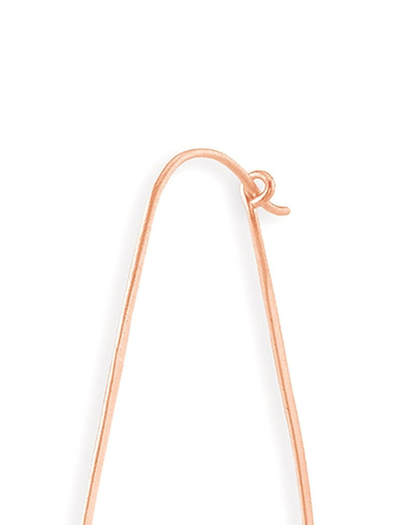 Self-Locking Rose Gold Lantern Hoops, Jewelry, Si.Si, Art Urbane