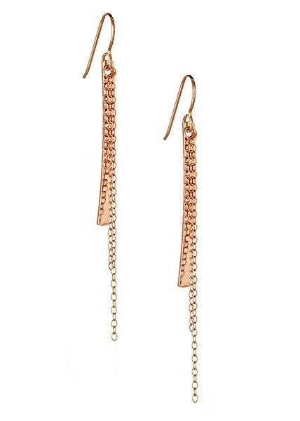 CASCADE EARRINGS IN ROSE GOLD, Jewelry, Vanessa Gade, Art Urbane
