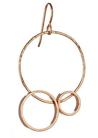 MIRO EARRINGS IN ROSE GOLD, Jewelry, Vanessa Gade, Art Urbane