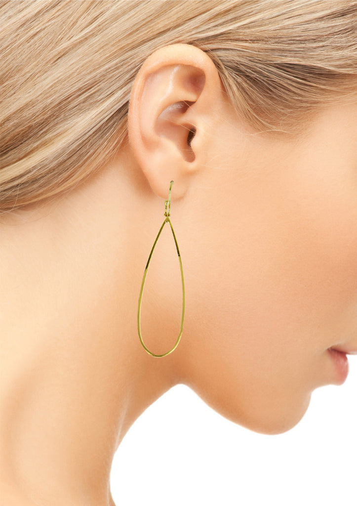 Long Morning Dew Hoops, Jewelry, Si.Si, Art Urbane