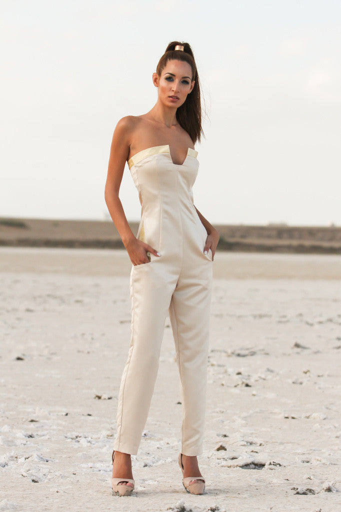 Center Dip Jumpsuit, Fashion, Melina Vou, Art Urbane