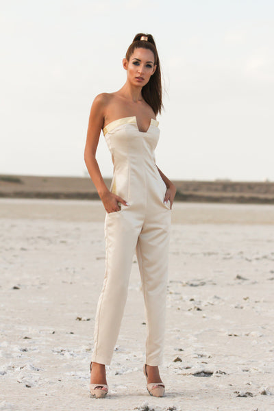 Center Dip Jumpsuit, Fashion, Melina Vou, Art Urbane