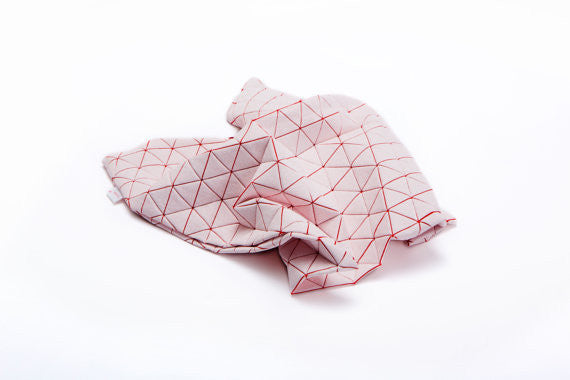 Geometric Designer Triangels Printed Throw Pillow Cover, Design, Mikabarr, Art Urbane