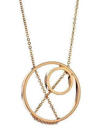 MAGRITTE NECKLACE IN ROSE GOLD, Jewelry, Vanessa Gade, Art Urbane