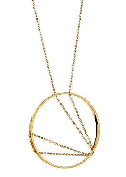 ARC NECKLACE IN YELLOW GOLD, Jewelry, Vanessa Gade, Art Urbane