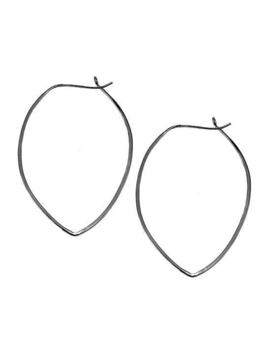 Self Locking Leaf hoops, Jewelry, Si.Si, Art Urbane