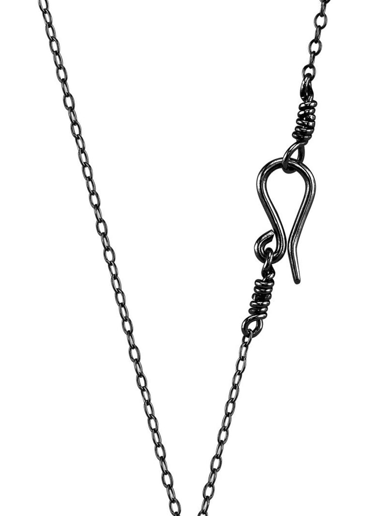 Black Rhodium Match Necklace, Jewelry, Si.Si, Art Urbane