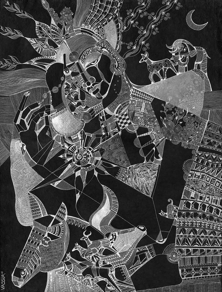 Forest Buddha, Fine Art, Vassia Alaykova, Art Urbane