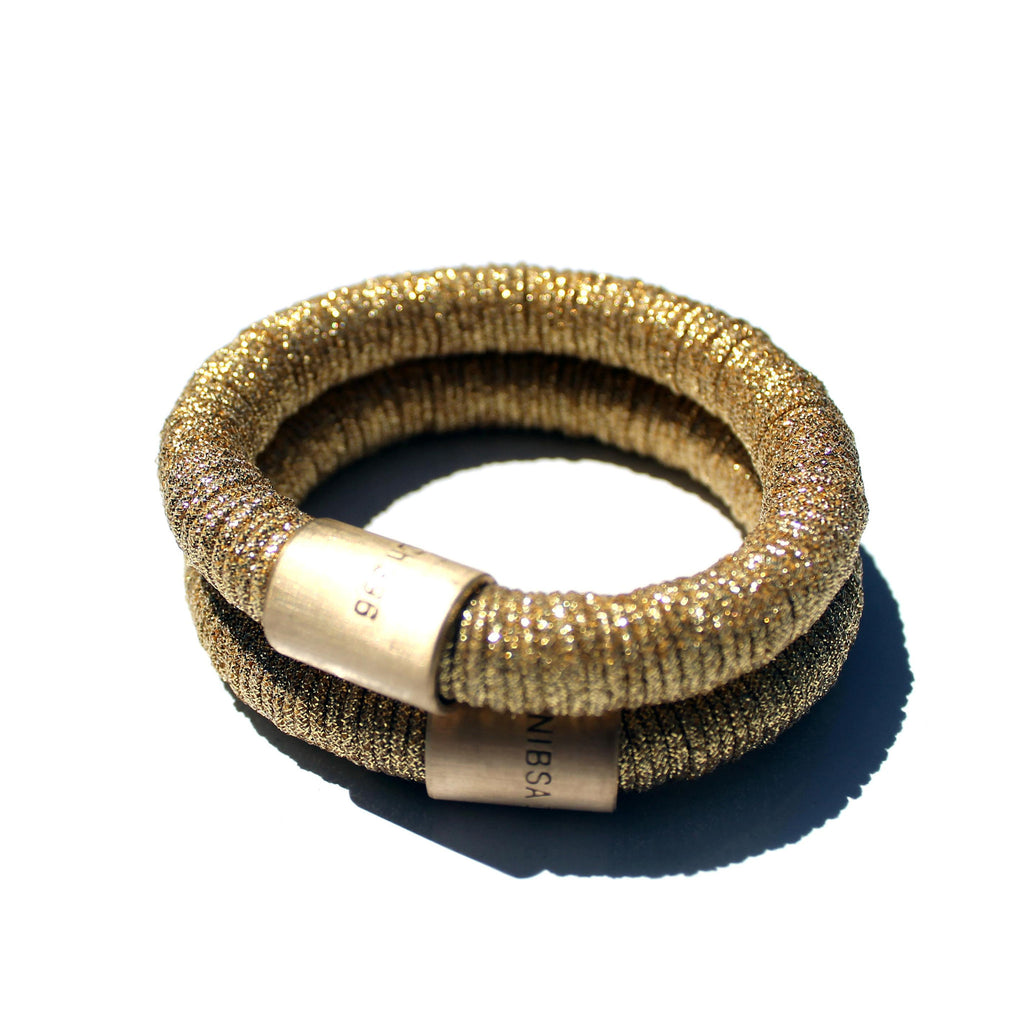 Golden Duo Bangles, Jewelry, LIZETH VILLALOBOS, Art Urbane