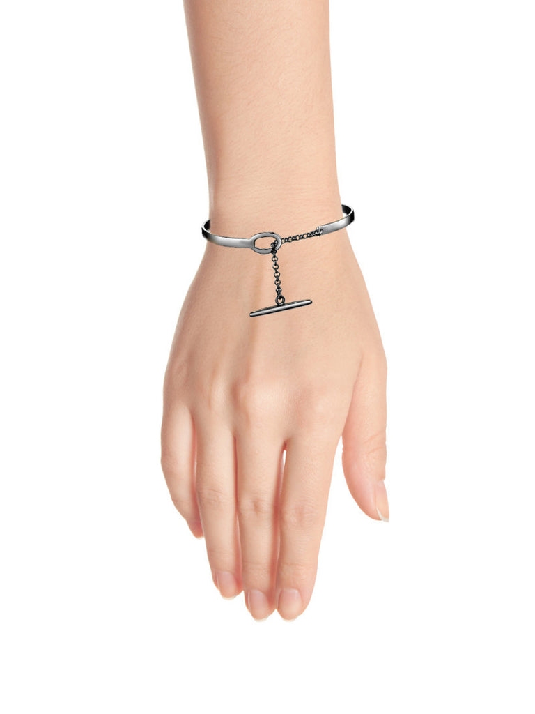 Black Tone Spike Bracelet, Jewelry, Si.Si, Art Urbane