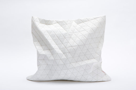 Geometric Designer Triangels Printed Throw Pillow Cover, Design, Mikabarr, Art Urbane