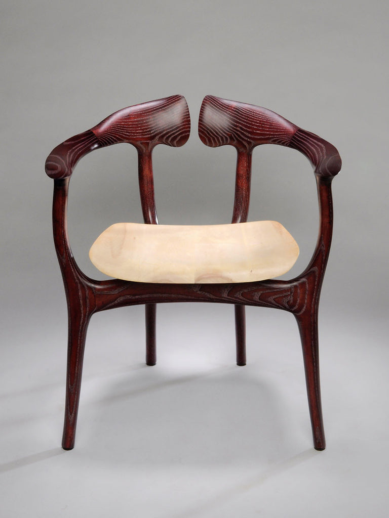 Swallowtail Burgundy Chair, Design, Brian Fireman Design, Art Urbane