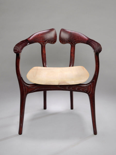 Swallowtail Burgundy Chair, Design, Brian Fireman Design, Art Urbane