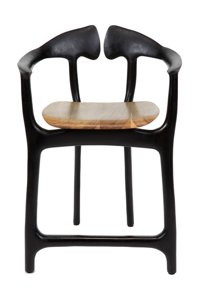 Swallowtail White Walnut Stool, Design, Brian Fireman Design, Art Urbane