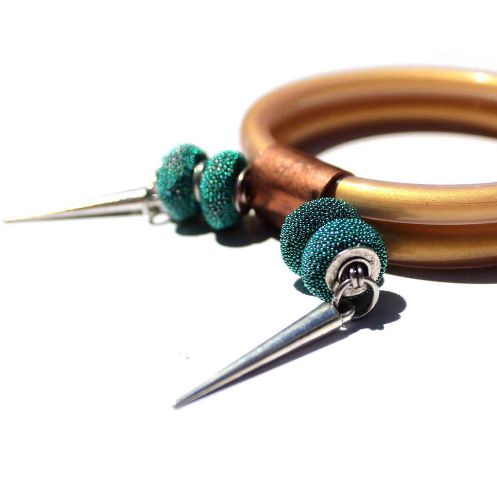 Golden Taurus Bangles, Jewelry, LIZETH VILLALOBOS, Art Urbane