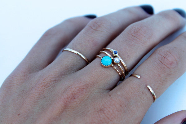 14K Cuff Ring (Optional Midi), Jewelry, LUMO, Art Urbane