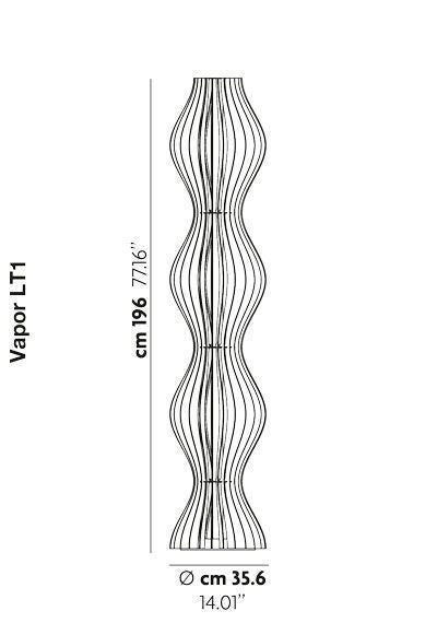 Vapor Floor Lamp, Design, Studio Italia Design, Art Urbane