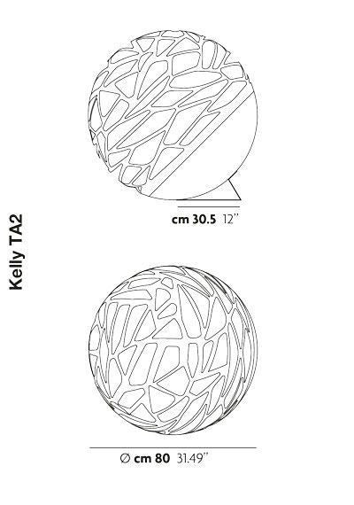 Kelly Sphere Lamps, Design, Studio Italia Design, Art Urbane