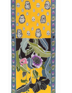 Hand Painted Silk Scarf XVIII, Fashion, Dreamluxe, Art Urbane