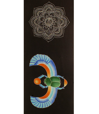 Hand Painted Silk Scarf XXVII, Fashion, Dreamluxe, Art Urbane