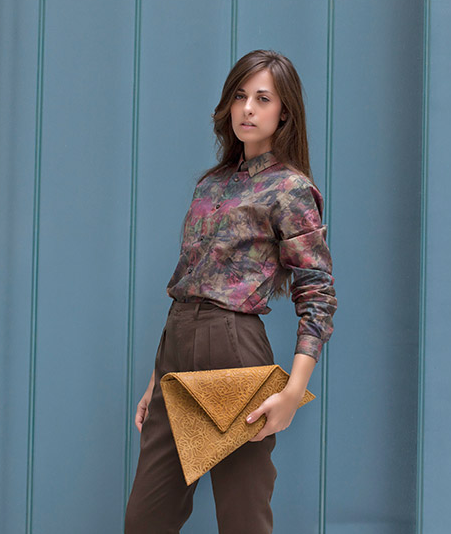 Tabac Large Asymmetric Bag, Fashion, Georgina Skalidi, Art Urbane