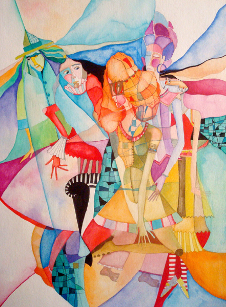 The Mask of Life, Fine Art, Vassia Alaykova, Art Urbane