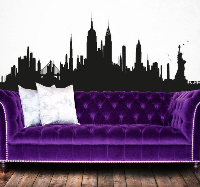 New York City Skyline XL, Wall Art, MyVinilo, Art Urbane