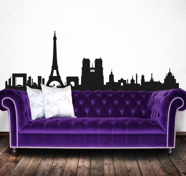 Paris Skyline XL, Wall Art, MyVinilo, Art Urbane