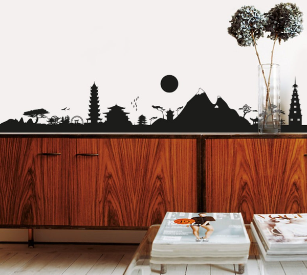 Japanese Skyline, Wall Art, MyVinilo, Art Urbane