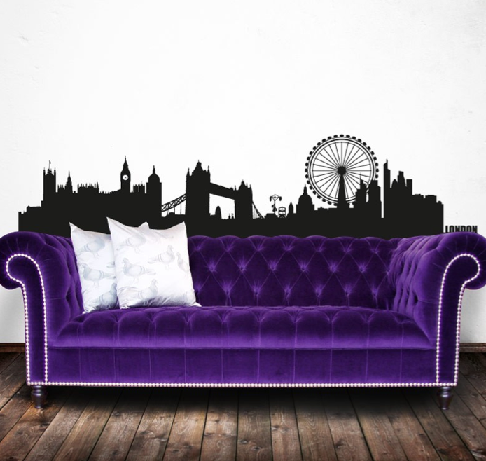 London Skyline XL, Wall Art, MyVinilo, Art Urbane