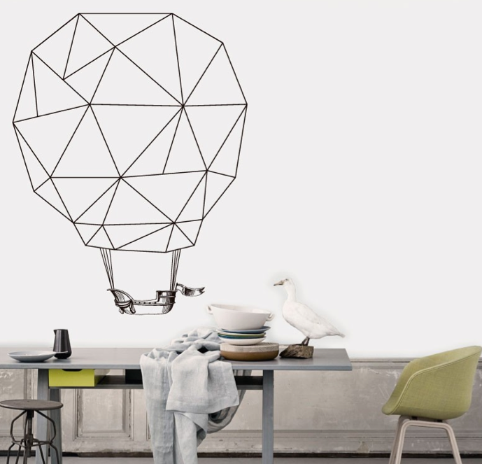 Retro Air Ballon, Wall Art, MyVinilo, Art Urbane