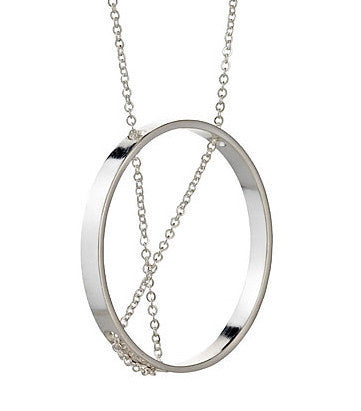 Inner Circle Necklace in Sterling Silver, Jewelry, Vanessa Gade, Art Urbane