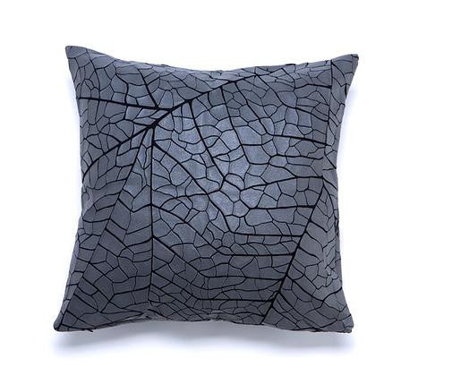Grey Vein Throw Pillow, Design, Mikabarr, Art Urbane